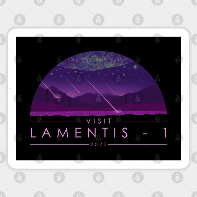 Visit Lamentis - 1 Sticker by Sachpica